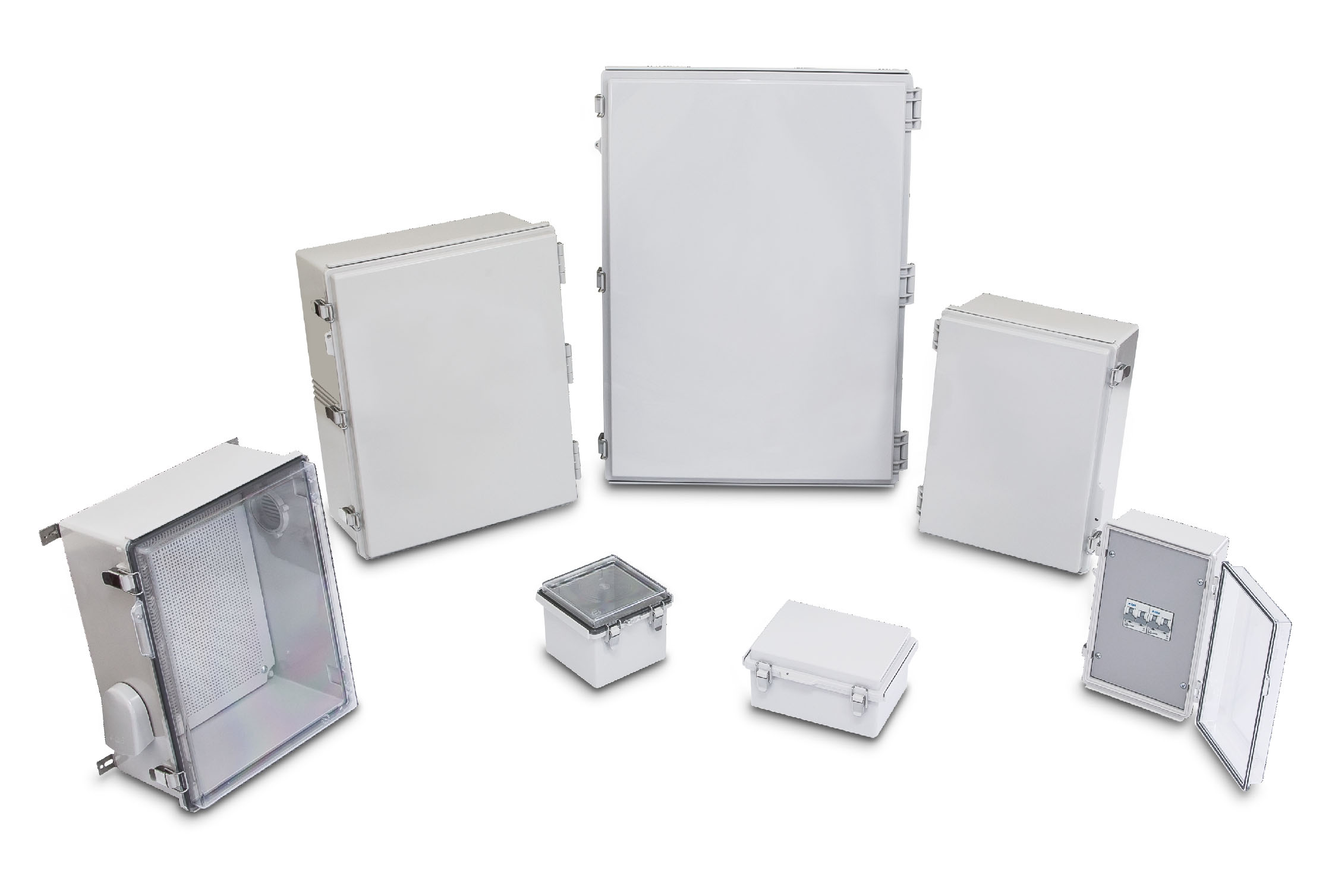 Metal Clasp Waterproof box, Plastic Electrical Boxes, waterproof  enclosures, surface-mounted enclosure